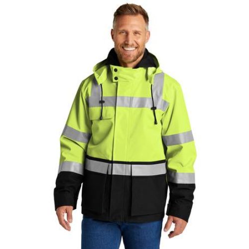 ANSI 107 Class 3 Waterproof Ripstop 3-In-1 Parka