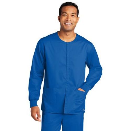 WonderWink Unisex WorkFlex Snap-Front Scrub Jacket