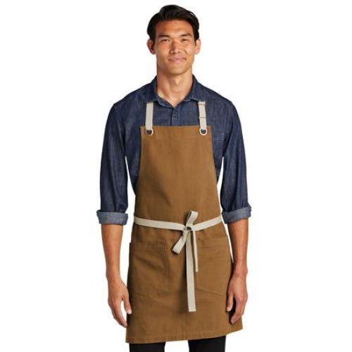 Port Authority Canvas Full-Length Two-Pocket Apron