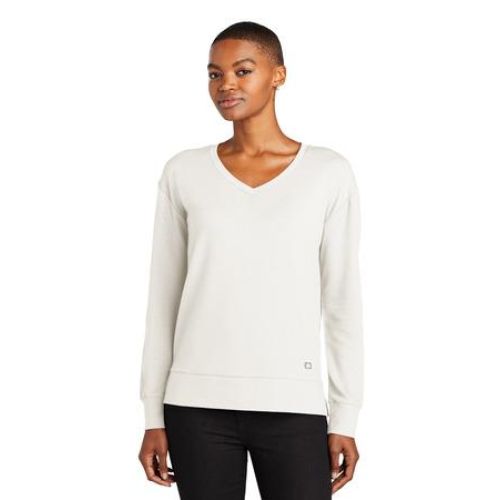 Ladies Luuma Flex Long Sleeve V-Neck