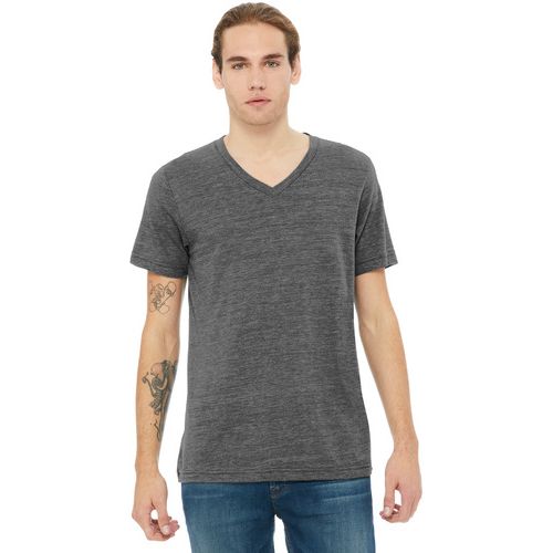 BELLA+CANVAS Unisex Textured V-Neck Tee