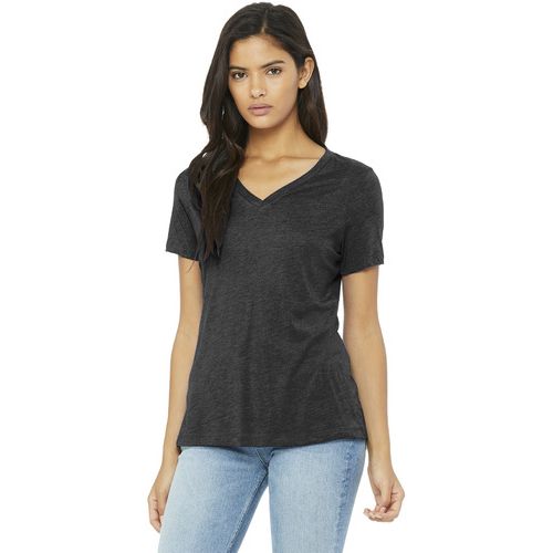 BELLA+CANVAS Women’s Relaxed Triblend V-Neck Tee