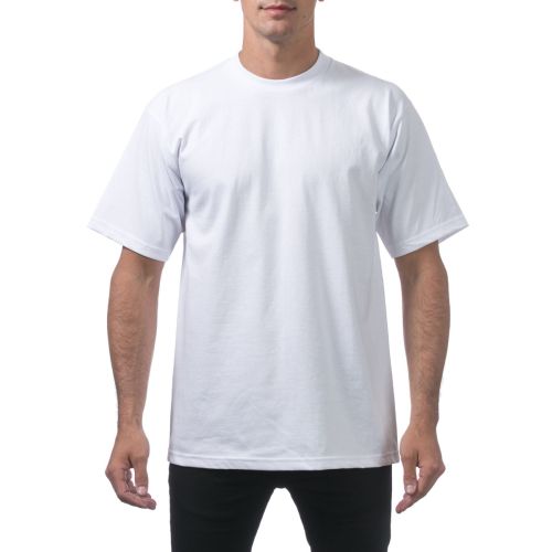 Pro Club Mens Heavyweight Cotton Short Sleeve Crew Neck T-Shirt