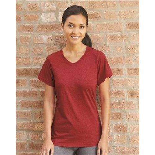 Triblend Performance Women’s V-Neck T-Shirt