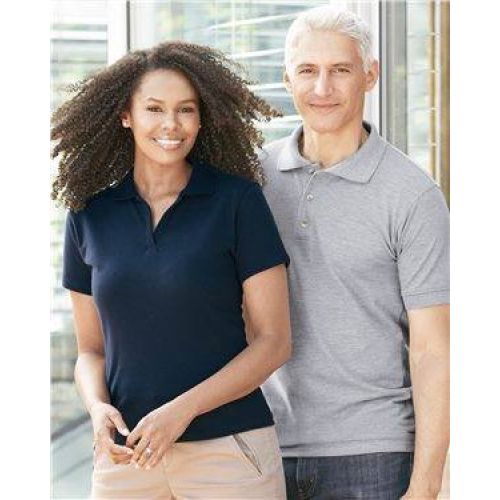 Ladies’ USA-Made V-Neck Polo