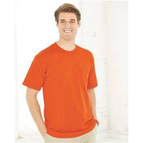 USA-Made 50/50 Short Sleeve T-Shirt with a Pocket