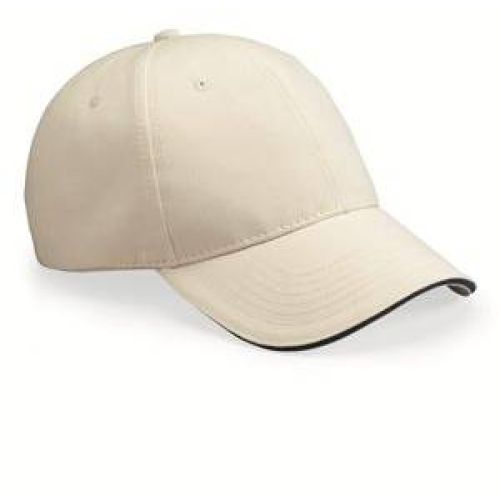 USA-Made Structured Twill Cap with Sandwich Visor