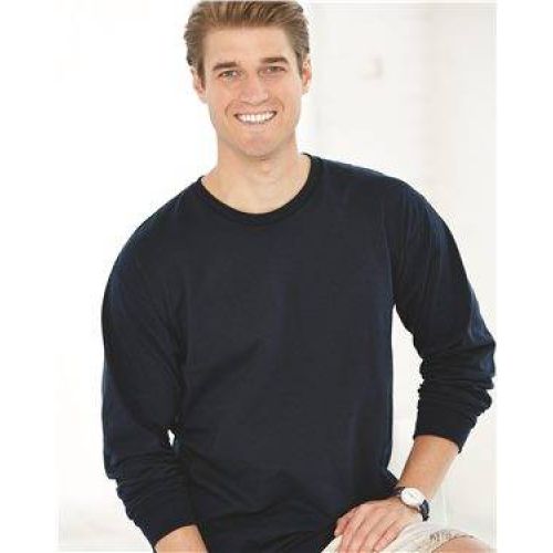 USA-Made 100% Cotton Long Sleeve T-Shirt