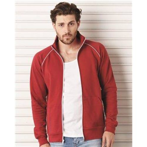 Bella + Canvas 3710 Piped Fleece Jacket