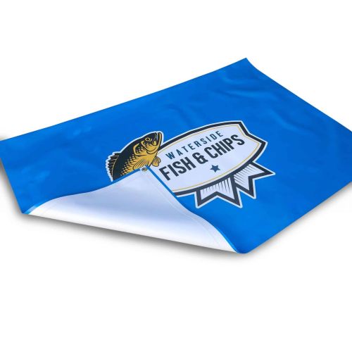 Banners single sided only