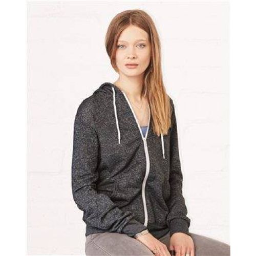 Bella+Canvas Unisex Full-Zip Hooded Sweatshirt
