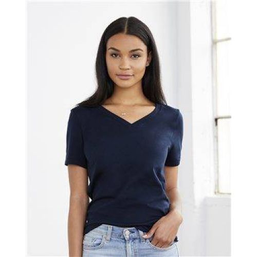 Women’s Short Sleeve Jersey V-Neck Tee