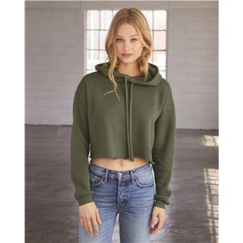 Bella + Canvas Women’s Cropped Fleece Hoodie