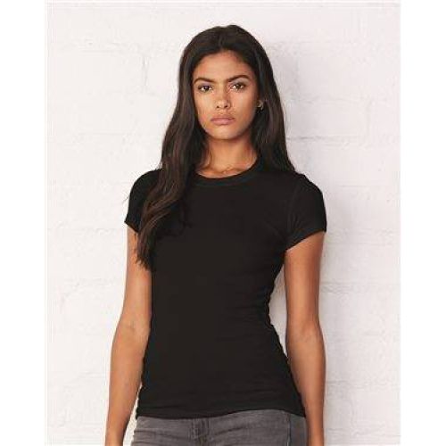 Women’s Short Sleeve Sheer Mini Rib Tee