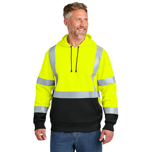 CornerStone® ANSI 107 Class 3 Heavy-Duty Fleece Pullover Hoodie