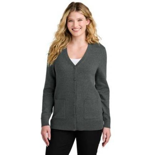 Port Authority Women’s Easy Care Button-Up Cardigan Sweater LSW4150