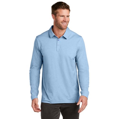 TravisMathew Oceanside Heather Long Sleeve Polo TM1MZ343
