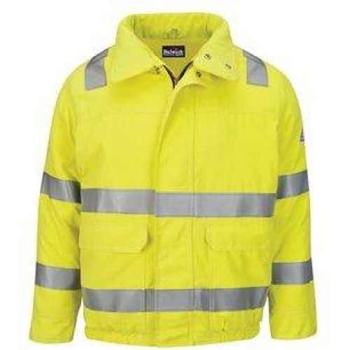 Hi-Visibility Lined Bomber Jacket with Reflective Trim – CoolTouch®2