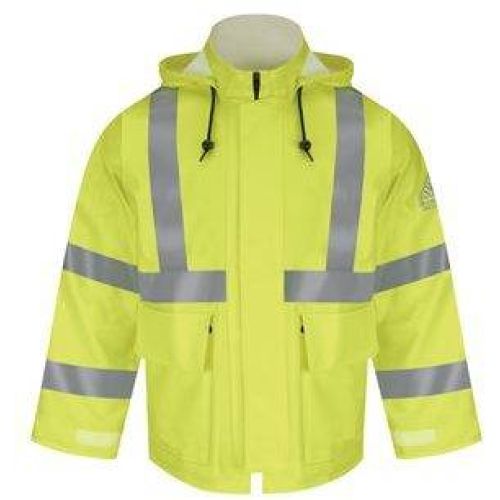 Hi-Visibility Flame-Resistant Rain Jacket