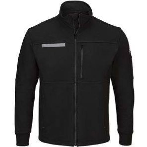 Zip Front Fleece Jacket-Cotton /Spandex Blend
