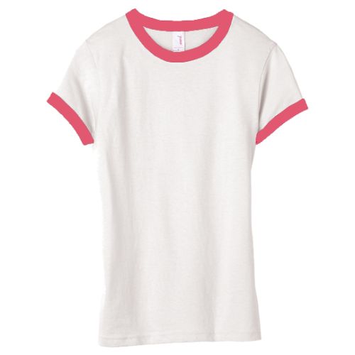Anvil Ladies’ 100% Semi-Sheer Ringer Tee