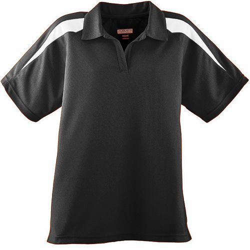 Wicking Textured Color Block Sport Shirt Ladies