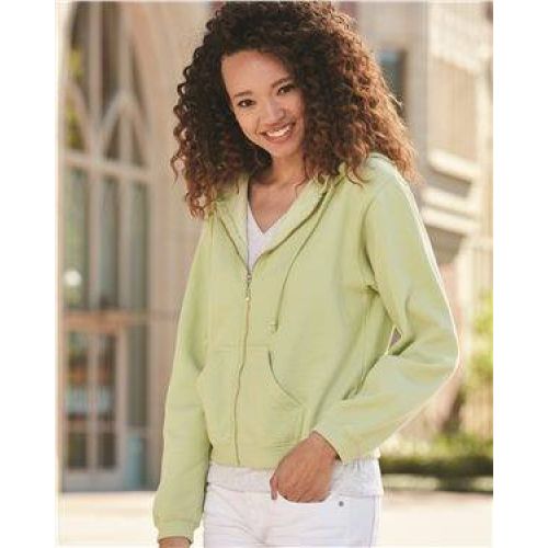 Comfort Colors 1598 Women’s Garment Dyed Ringspun Hooded Full-Zip Sweatshirt