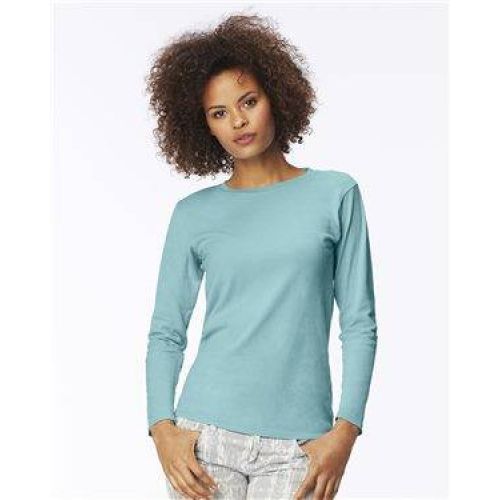 Women’s Garment Dyed Ringspun Long Sleeve T-Shirt