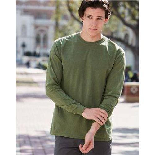 Garment Dyed Heavyweight Ringspun Long Sleeve T-Shirt