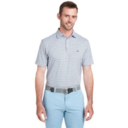 vineyard vines Men's Heathered Winstead Sankaty Polo