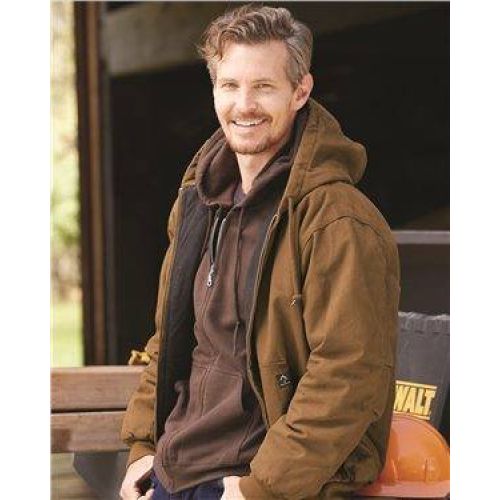 Cheyenne Hooded Boulder Cloth™ Jacket with Tricot Quilt Lining