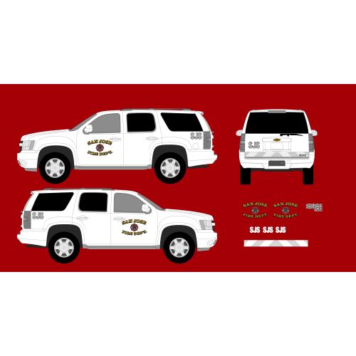 SAN JOSE FIRE PRINTED FILL GRAPHICS KIT