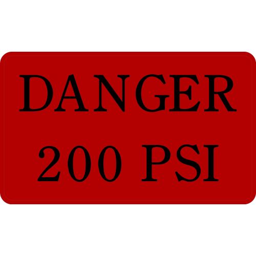 SKU: #19 DANGER 200 PSI