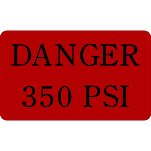 SKU: #20 DANGER 350 PSI