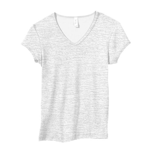 Next Level Apparel Ladies V-Neck Burnout Tee