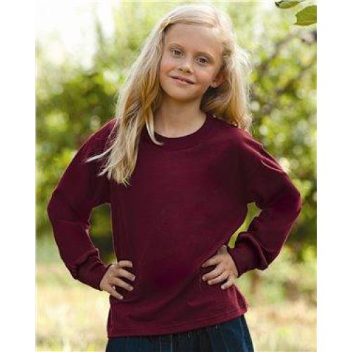 HD Cotton Youth Long Sleeve T-Shirt