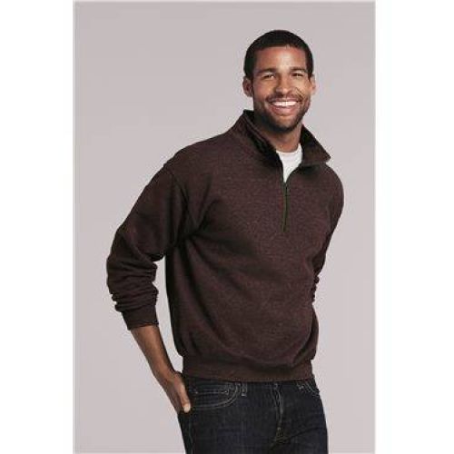 Heavy Blend Quarter-Zip Cadet Collar Sweatshirt