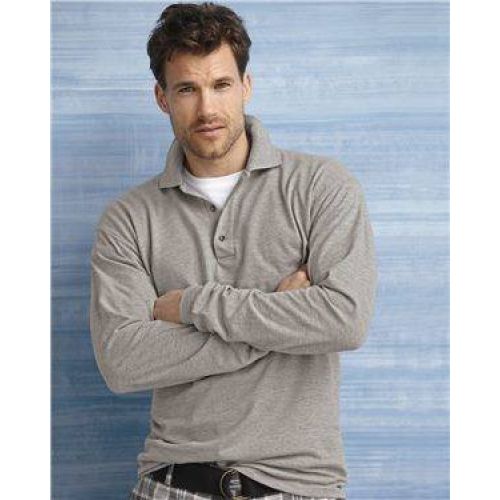 Ultra Cotton™ Long Sleeve Ringspun Pique Sport Shirt