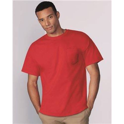 Heavy Cotton T-Shirt with a Pocket