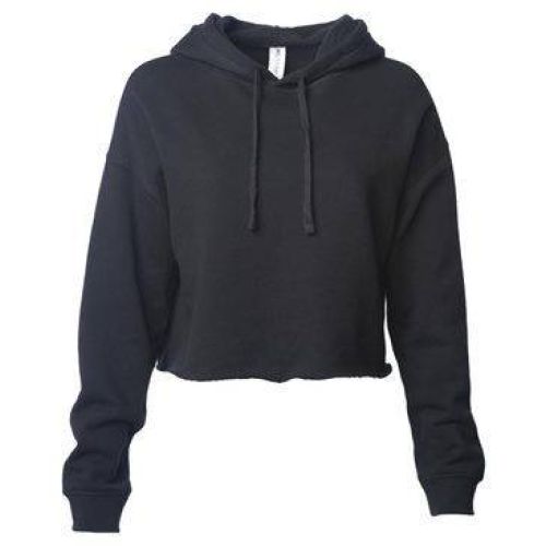 Independent Women’s Lightweight Hooded Pullover Crop Sweatshirt