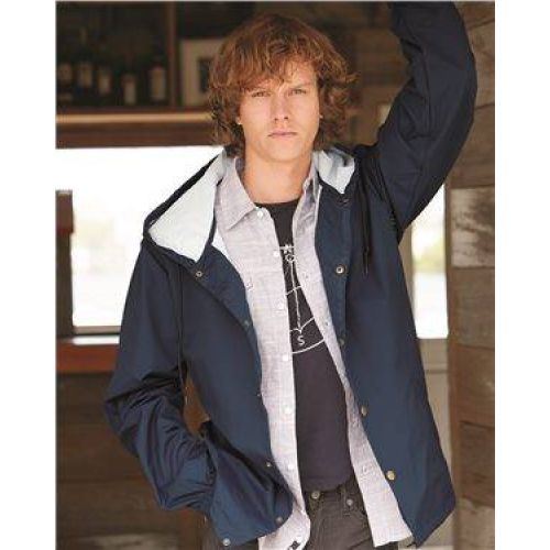 Hooded Water Resistant Windbreaker Jacket