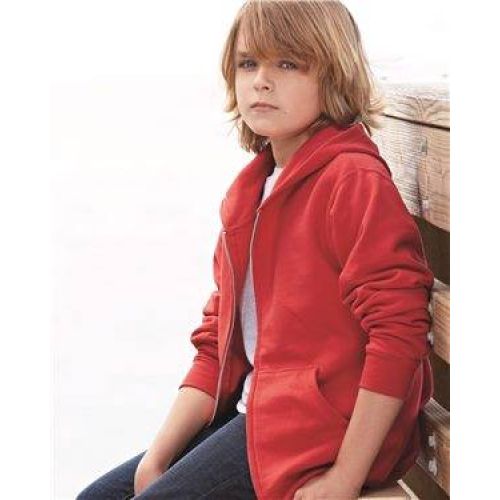 Youth Midweight Hooded Full-Zip Sweatshirt