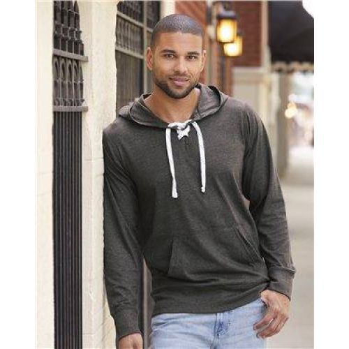 Sport Lace Jersey Hooded Pullover T-Shirt