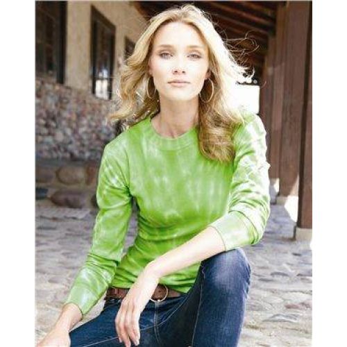 Ladies’ Hannah Long Sleeve Tie-Dyed Thermal T-Shirt
