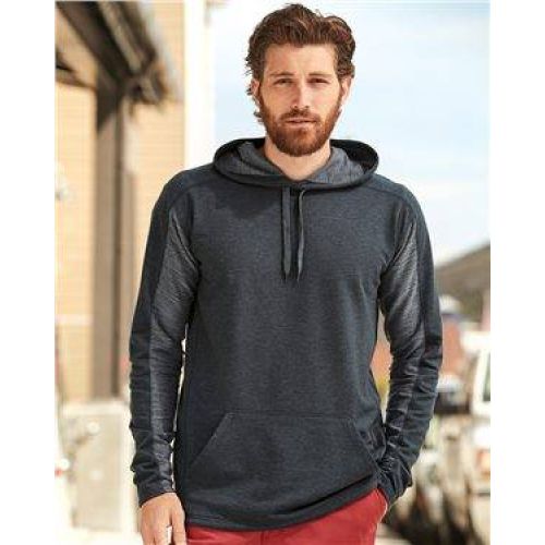 Omega Stretch Terry Hooded Pullover