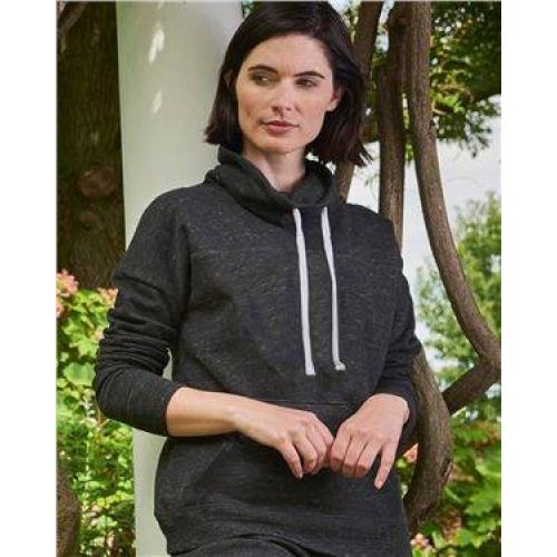 Women’s Melange Fleece Cowlneck Pullover