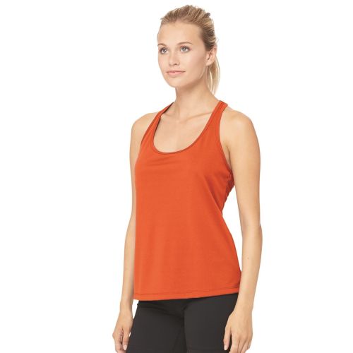 Ladies racerback flowey tank