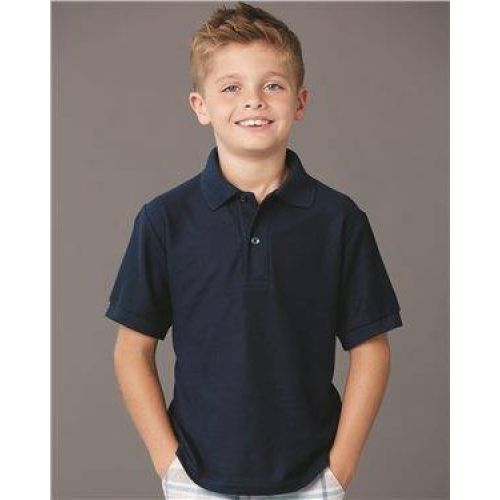 Youth Easy Care Pique Sport Shirt