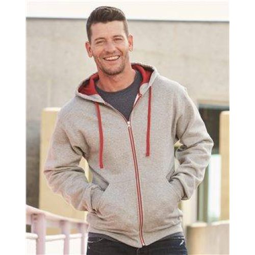 NuBlend Colorblocked Full-Zip Hooded Sweatshirt