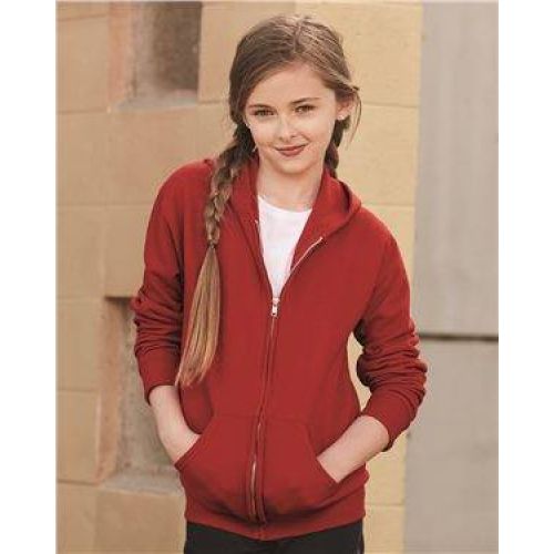 NuBlend Youth Full-Zip Hooded Sweatshirt